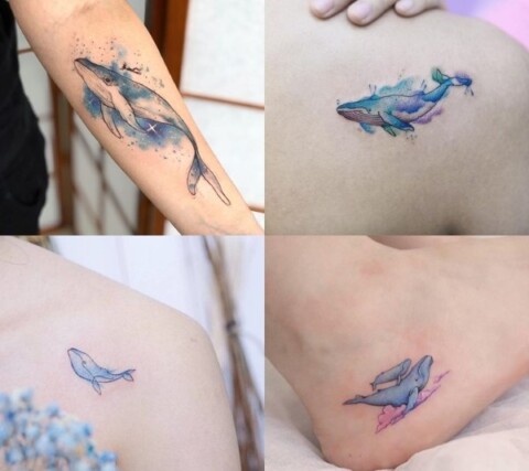Kiểu hình xăm mệnh thủy thu hút tài lộc và may mắn