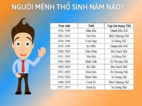 Khái quát tổng quan về mệnh Thổ sinh năm mấy?
