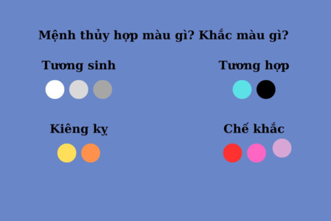Màu sắc kiêng kỵ với mệnh Thủy: Những gam màu cần tránh để tránh xui xẻo, bất lợi